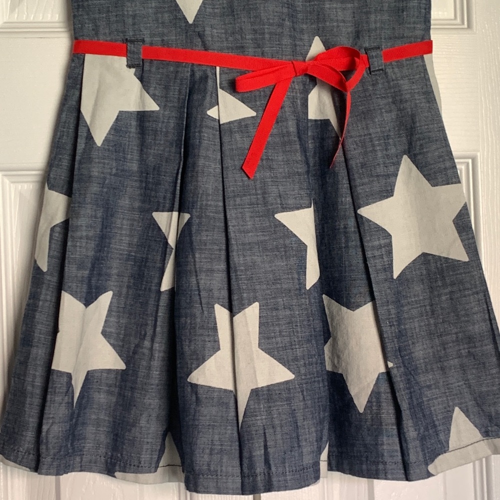 Gymboree Authentic Indigo Dye Jean girls dress - 5 - Picture 4 of 8